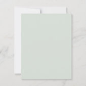 シャンティリーレースバラウェディングRSVPカード 出欠カード (裏面)