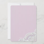 シャンティリーレース招待状 招待状 (裏面)