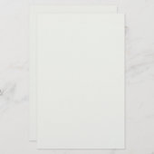 シャンティリーレース無地のカラー 便箋 (正面/裏面)