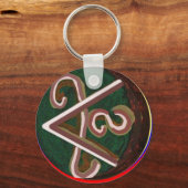 シャンティ=平和 キーホルダー (正面)