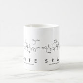 シャンテペプチド名mug コーヒーマグカップ (中央)