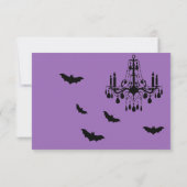 シャンデリアとこうもりRSVP 出欠カード (裏面)