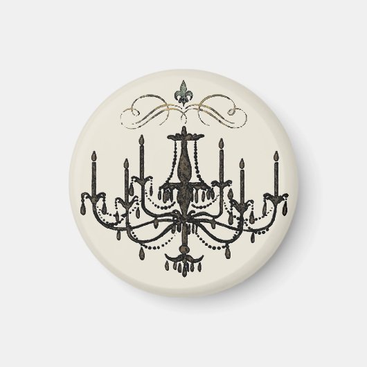 シャンデリアとのロマンス～マグネットラッフランスのブ マグネット (正面)