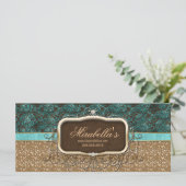 シャンデリアなめしサロンギフト証明書金ゴールド (スタンド正面)