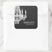 シャンデリアのシール スクエアシール (バッグ)