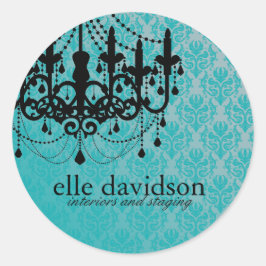 シャンデリアのシール ラウンドシール