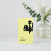 シャンデリアのテレホンカード コーリングカード (スタンド正面)