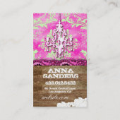 シャンデリアのピンクのライムVintagを秘蔵するGC |の屑 名刺 (裏面)