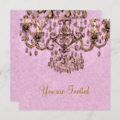 シャンデリアの下で私に会う～招待状 招待状 (正面/裏面)