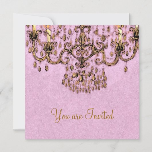 シャンデリアの下で私に会う～招待状 招待状 (正面)