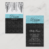 シャンデリアの不動産の名刺青いV2 名刺 (正面/裏面)