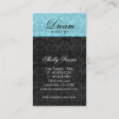 シャンデリアの不動産の名刺青いV2 名刺 (裏面)