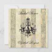シャンデリアの優雅の~の招待状 招待状 (正面)