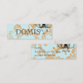 シャンデリアの名刺 スキニー名刺 (正面/裏面)