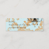 シャンデリアの名刺 スキニー名刺 (裏面)