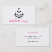 シャンデリアの名刺 名刺 (正面/裏面)