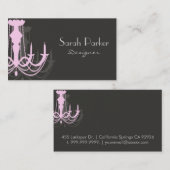 シャンデリアの名刺 名刺 (正面/裏面)