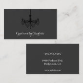 シャンデリアの名刺 名刺 (正面/裏面)