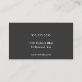 シャンデリアの名刺 名刺 (裏面)