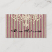 シャンデリアの喜び – 名刺 (正面)