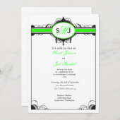 シャンデリアの招待状 招待状 (正面/裏面)