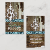 シャンデリアの水の青を秘蔵するGCの屑 名刺 (正面/裏面)