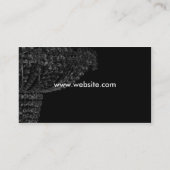 シャンデリアの照明の名刺 名刺 (裏面)