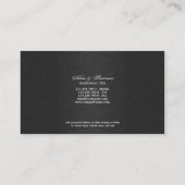 シャンデリアの装飾者 名刺 (裏面)