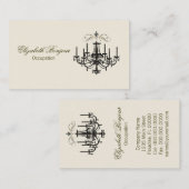 シャンデリアの~の名刺とロマンス 名刺 (正面/裏面)