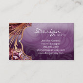 シャンデリアインテリ実在アデザインエステートエ実在ート 名刺 (裏面)