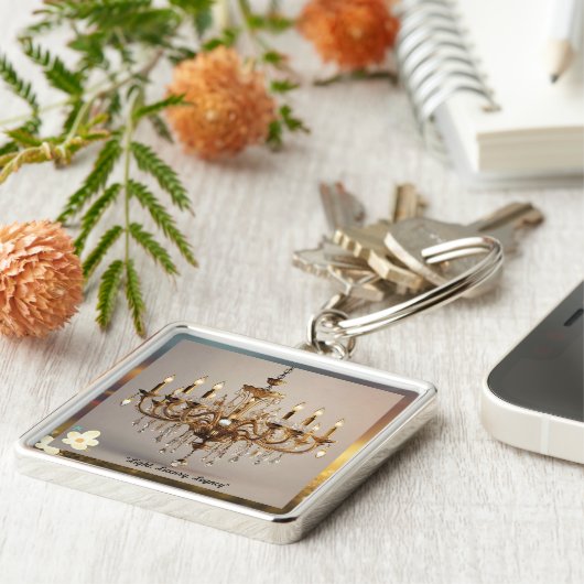 シャンデリアエレガンス キーホルダー (側面)