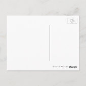 シャンデリアエレガンス~葉書白黒おもしろい ポストカード (裏面)