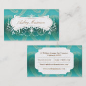 シャンデリアエレガント灯 名刺 (正面/裏面)