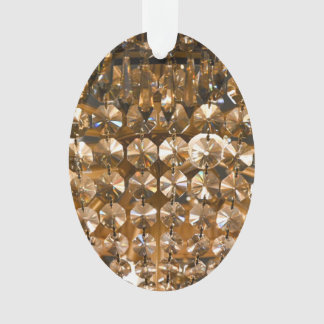 シャンデリアガラスプリント オーナメント