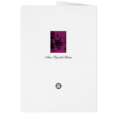 シャンデリアグラマー～カード/招待状 (裏面)