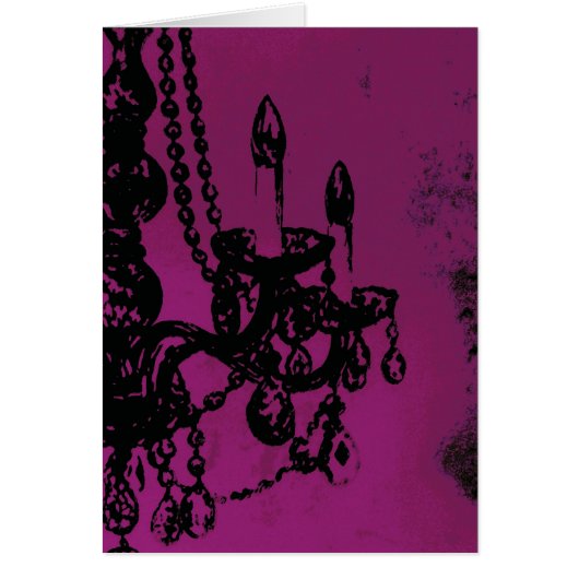 シャンデリアグラマー～カード/招待状 (正面)