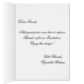 シャンデリアグラマー～カード/招待状 (内側 (右))