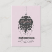 シャンデリアシック（色の変更） - 名刺 (裏面)