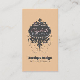 シャンデリアシック（色の変更） - 名刺