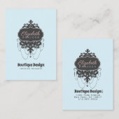 シャンデリアシック（色の変更） - 名刺 (正面/裏面)