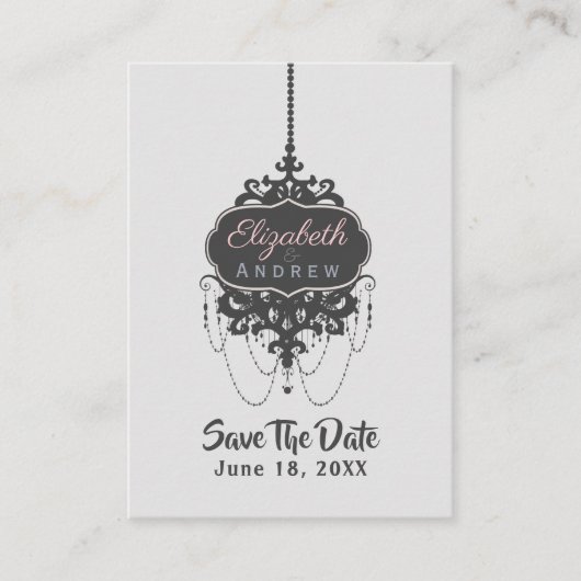 シャンデリアシック（色の変更） - 名刺 (正面)