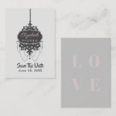 シャンデリアシック（色の変更） - 名刺 (正面/裏面)