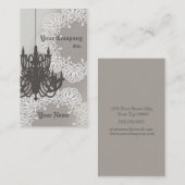 シャンデリアビジネスCard_Brown 名刺 (正面/裏面)