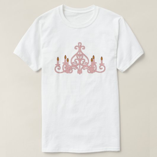 シャンデリアピンク～プラスサイズ最大6x / tシャツ (デザイン正面)