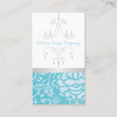 シャンデリアフローラインテリアデザイナー名刺 名刺 (正面)