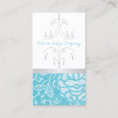 シャンデリアフローラインテリアデザイナー名刺 名刺 (正面)