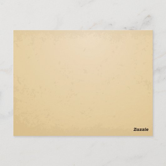 シャンデリア付きバーンセールのはがき、ウイスキー樽 ポストカード (裏面)