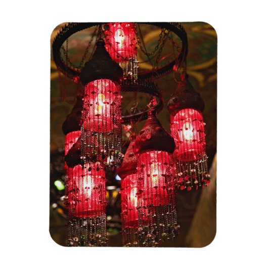 シャンデリア売り、ハーン・エル・カリリ・バザール。 マグネット (縦)