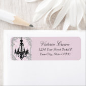 シャンデリア差出人住所ラベル ラベル (インサイチュ)