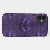 シャンデリア紫、黒ゴシックヴィンテージ Case-Mate iPhoneケース (裏面(横))